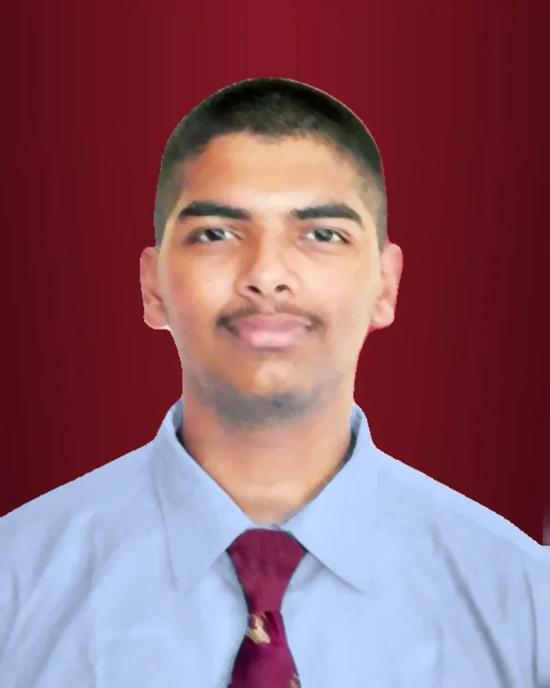 Abhay Kamath, CSMAFPI student recommended by 24 SSB Bengaluru for the NDA-154 course, Indian Army
