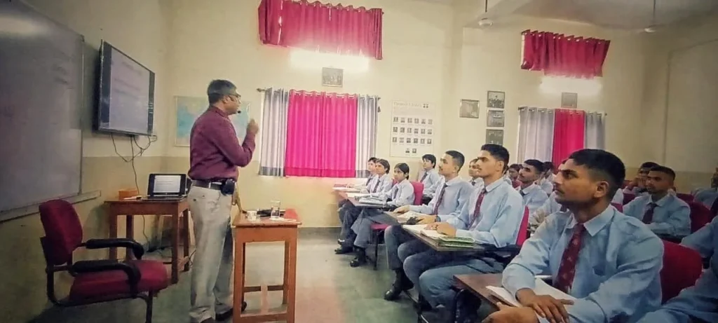 Faculty member teaching a focused NDA revision class