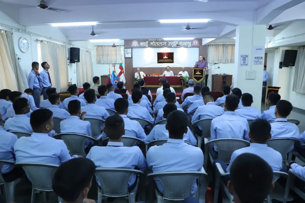 Students in uniform at a CSM-AFPI assembly
