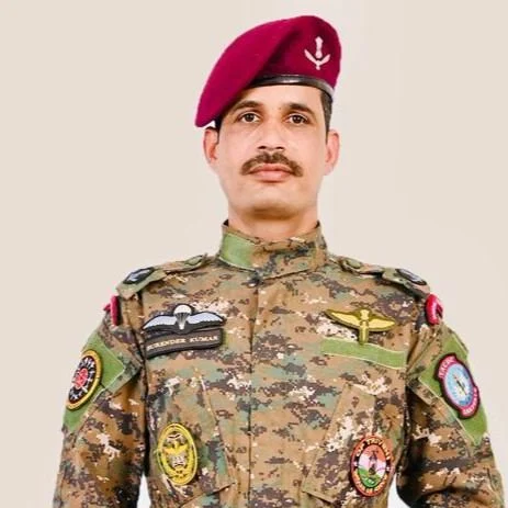 JWO Surender Kumar (Retd), drill and training instructor