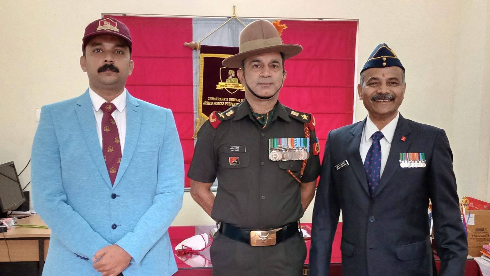 NDA Vision 60 mentors with cadets in Nagpur