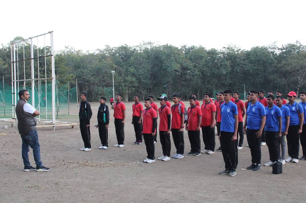 Physical training and drill for NDA day scholars