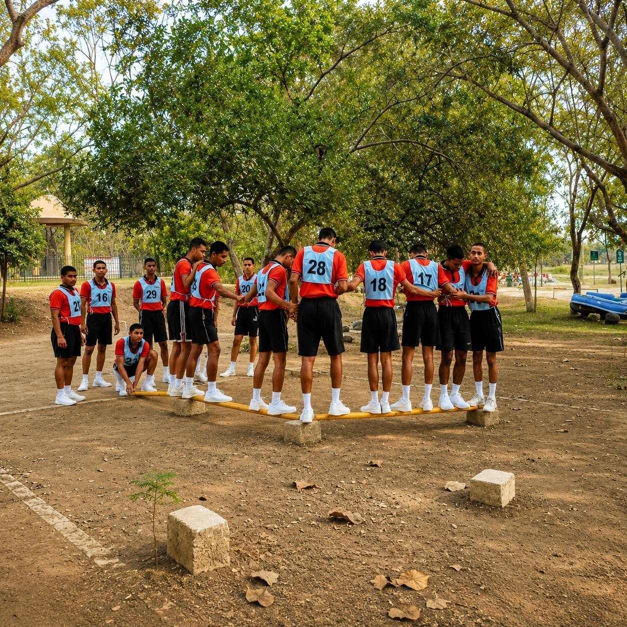 SSB GTO task practice at NDA Vision 60, Nagpur
